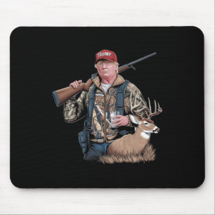 Trump Jagd auf Hirsch (vorne und hinten) macht Jag Mousepad