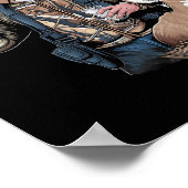 Trump Jagd auf Hirsch (vorne und hinten) macht Jag Poster (Ecke)