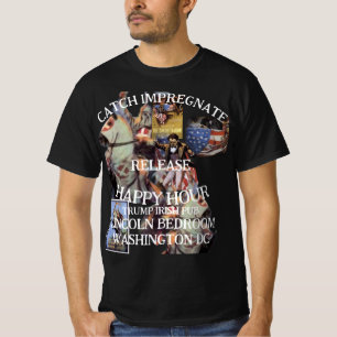 Trump jagd imprägnieren Käfig irische Kneipe Gebur T-Shirt