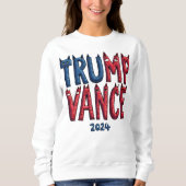 Trump JD Vance 2024 Cat Sweatshirt (Vorderseite)