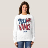 Trump JD Vance 2024 Cat Sweatshirt (Vorne ganz)