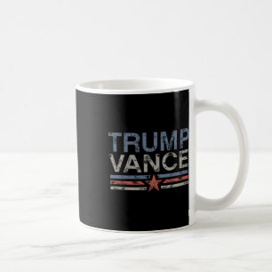 Trump Jd Vance 2024 Retro Stripe Trump Vance 2024 Kaffeetasse