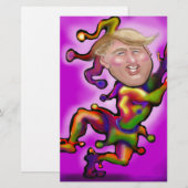 Trump Jester Briefpapier (Vorne/Hinten)
