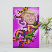 Trump Jester Briefpapier (Stehend Vorderseite)