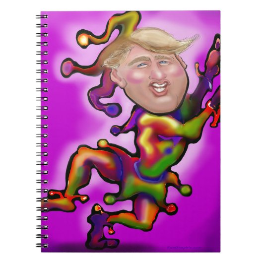 Trump Jester Notizblock (Vorderseite)
