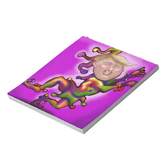 Trump Jester Notizblock (Rotiert)