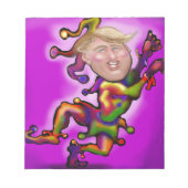 Trump Jester Notizblock (Vorderseite)