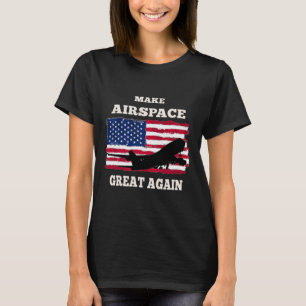 Trump Jet Politisch macht Luftraum wieder groß T-Shirt
