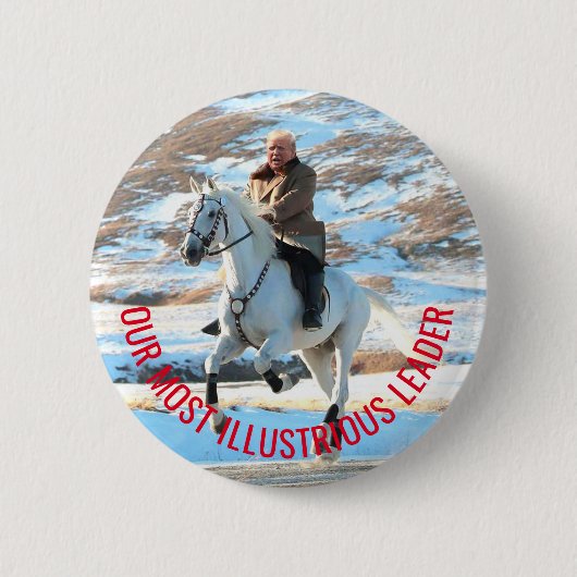 Trump Jong-un Button (Vorderseite)