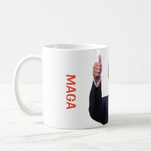 TRUMP-KAFFEE-TASSE KAFFEETASSE (Links)