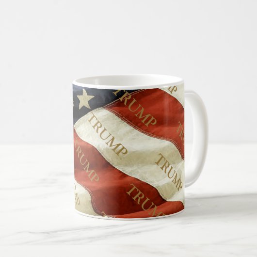 TRUMP KAFFEETASSE (VorderseiteRechts)