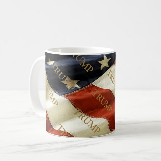 TRUMP KAFFEETASSE (Vorderseite Links)