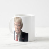Trump Kaffeetasse (Vorderseite Links)