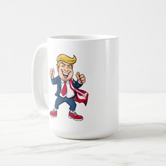 Trump Kaffeetasse (Vorderseite Links)