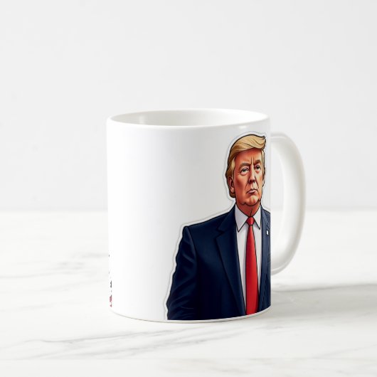 Trump Kaffeetasse (VorderseiteRechts)