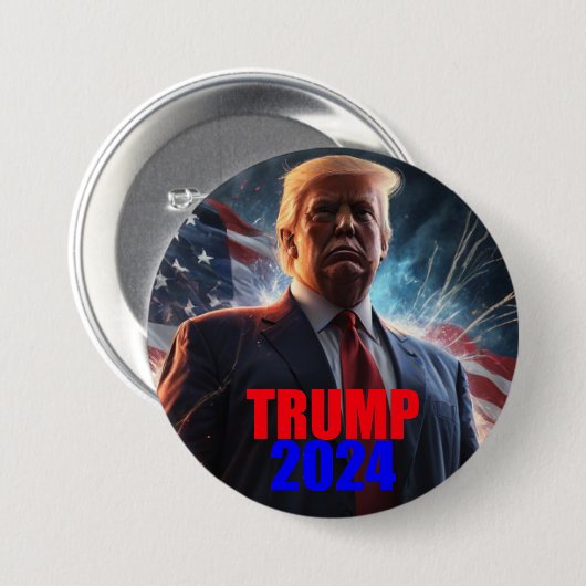 Trump-Kampagne Button (Vorne & Hinten)