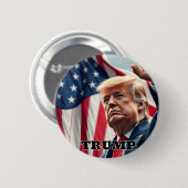Trump-Kampagne Button (Vorne & Hinten)