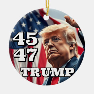 Trump-Kampagne Keramik Ornament