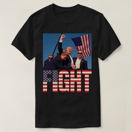 Trump-Kampf T-Shirt (Design vorne)