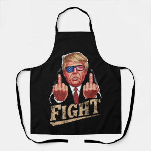 Trump Kampf US-Wahl Retro Vintage Schürze