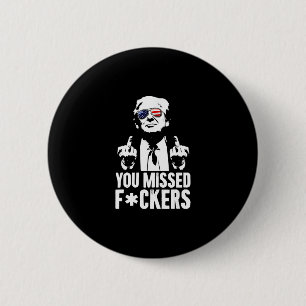 Trump Kämpfe Kämpfe Kämpfe Button