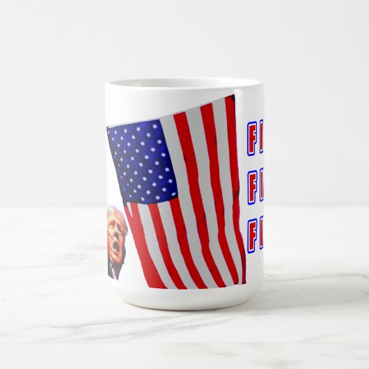 Trump KÄMPFE Tasse (Mittel)