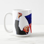 Trump KÄMPFE Tasse (Links)