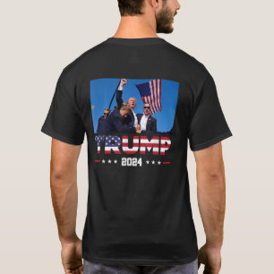 TRUMP Kämpfe Trump-Signale an die Amerikaner im Ka T-Shirt