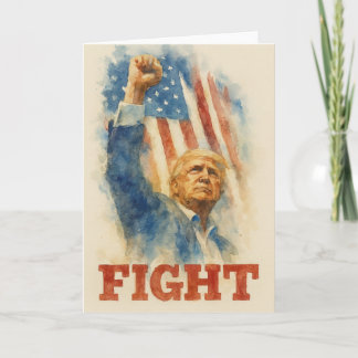 Trump-Kampfkarte Karte