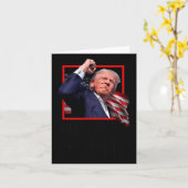 Trump kämpft gegen Kampf Karte (Gelbe Blume)