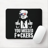 Trump kämpft gegen Kampf Mousepad (Mit Mouse)