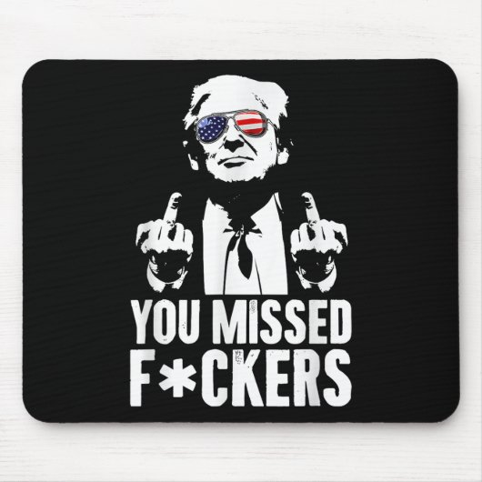 Trump kämpft gegen Kampf Mousepad (Vorne)