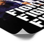 Trump kämpft gegen Kampf Poster (Ecke)
