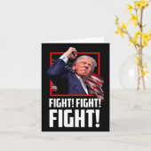 Trump kämpft gegen Kämpfer Unterstützer Amerikaner Karte (Gelbe Blume)