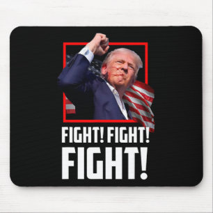 Trump kämpft gegen Kämpfer Unterstützer Amerikaner Mousepad