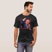 Trump kämpft gegen Kämpfer Unterstützer Amerikaner T-Shirt (Vorne ganz)