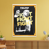 Trump kämpft gegen Leinwand - Inspirierend Kunst f (Insitu (Wohnzimmer))