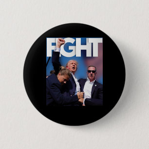 Trump kämpft untauglich für Amerika 3 Button