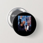 Trump kämpft untauglich für Amerika 4 Button (Vorne & Hinten)