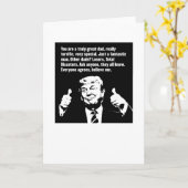 Trump-Karte zum Vater Karte (Gelbe Blume)