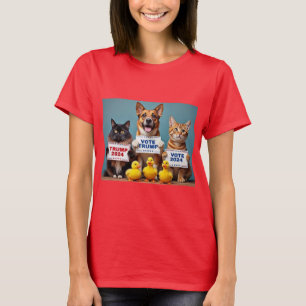 Trump-Kätzchen, Doggy, Duckies T-Shirt