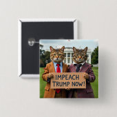 Trump-Katzenknopf einblenden Button (Vorne & Hinten)