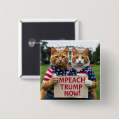 Trump-Katzenknopf einblenden Button (Vorne & Hinten)