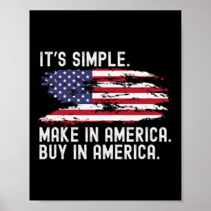 Trump kauft in Amerika Zölle Poster
