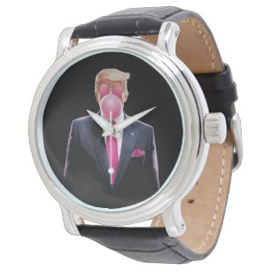 Trump Kaugummi Armbanduhr