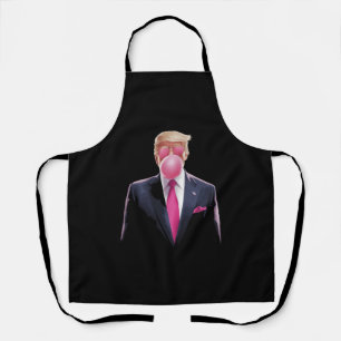 Trump Kaugummi Schürze