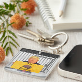 Trump Kein Brainer Schlüsselanhänger (Vorderseite rechts)