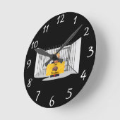 Trump keine Brainer Wall Clock Runde Wanduhr (Winkel)