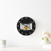 Trump keine Brainer Wall Clock Runde Wanduhr (Zuhause)