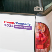 Trump & Kennedy 2024 Autoaufkleber für Wahlen (Auf Lkw)